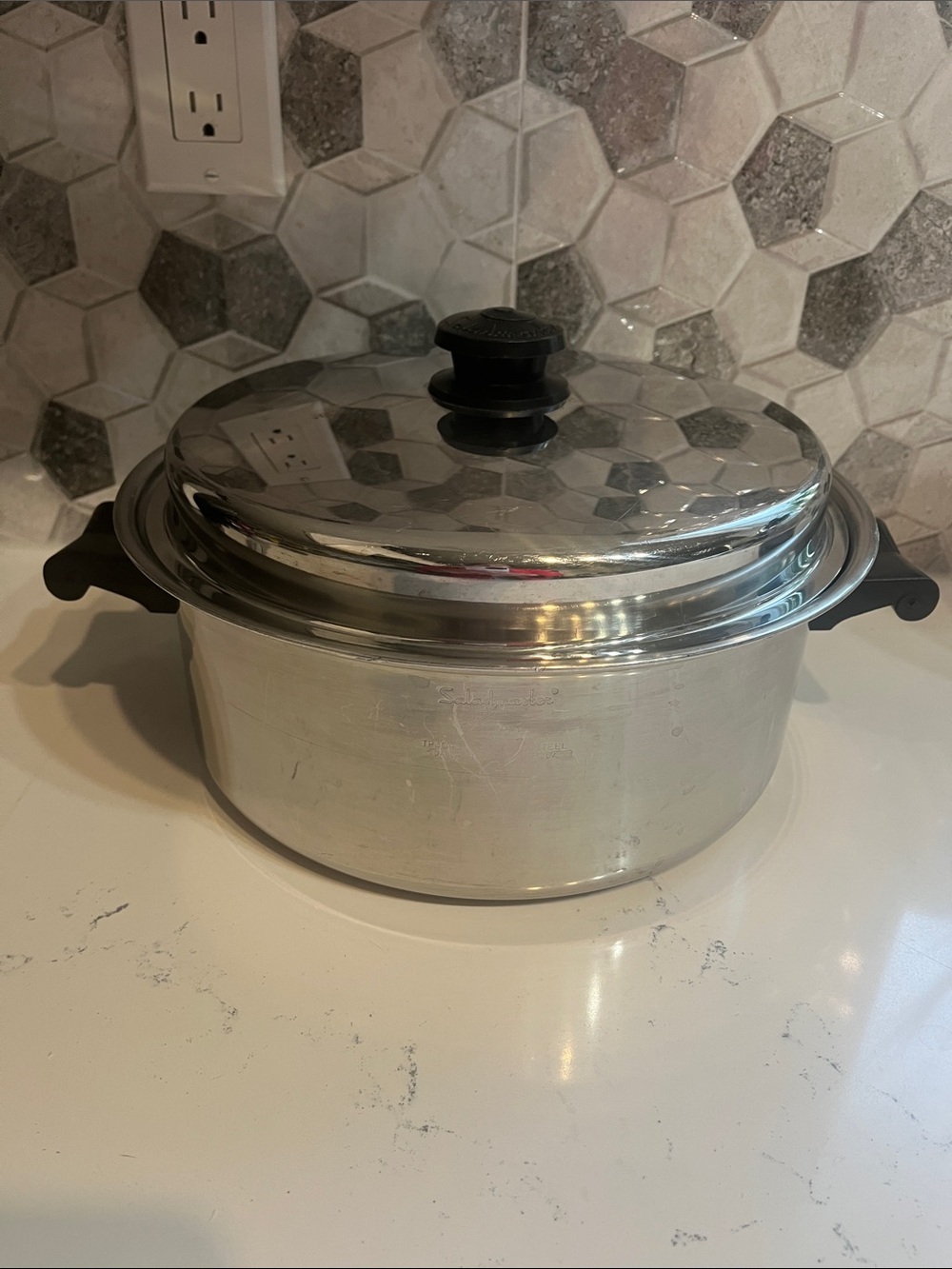 7 QT Saladmaster Stainless Steel Stockpot Dutch Oven with Vapo Lid Induction